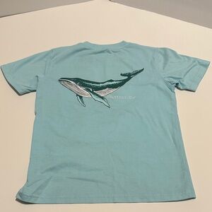 Properly Tied Kids Blue Whale Short Sleeve Tee